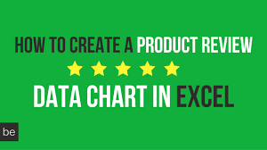 How To Create A Product Review Data Chart In Excel