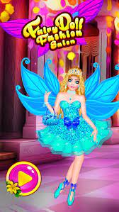 fairy doll fashion salon makeup dress