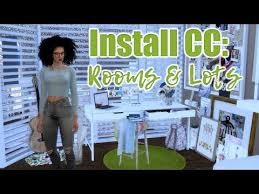 install cc room or lot in the sims 4