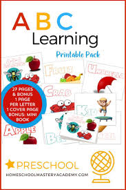 Learning Printable Pack With Mini Book Flash Card Set Books