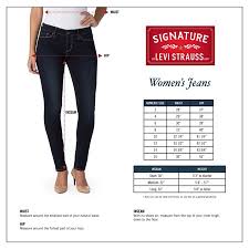 Signature By Levi Strauss Co Womens Modern Slim Cuffed Jeans
