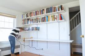 Build A Hanging Shelving And Desk Unit