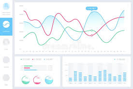 Dashboard Infographic Template With Modern Design Annual