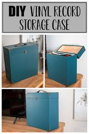 diy record storage case the inspired