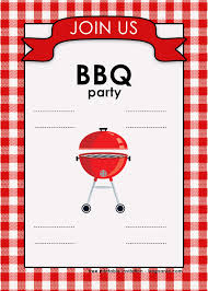 free backyard bbq invitation templates