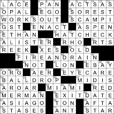 La Times Crossword 7 Dec 21 Tuesday