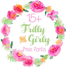 I Should Be Mopping The Floor 15 Free Frilly And Girly Fonts