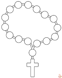 printable rosary coloring pages free
