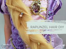 rapunzel hair diy lightweight and