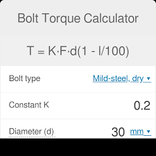 bolt torque calculator