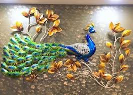 Peacock Iron Antique Wall Hanging