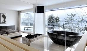 Wir helfen ihnen dabei, ihr schlafzimmer modern, stilvoll, minimalistisch oder romantisch zu gestalten und zu dekorieren. Freistehende Badewanne Im Schlafzimmer Keine Klare Trennung Von Bad