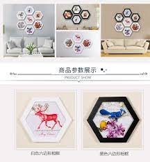 creative simple hexagonal frame hexagonal frame wall photo wall decoration frame combination framed frame taobao frames on wall decor gallery wall