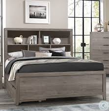 woodrow gray queen platform bed bed