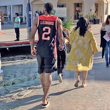 Kishele shipley is an american homemaker and retired marketing professional who was born on april 10, 1989, in san diego, california. Kawhi Leonard Rocks Own Jersey On Cabo Vacay During All Star Break