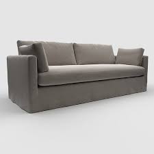 sylvie slipcover bench cushion sofa by