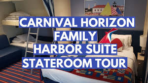 carnival horizon family harbor suite