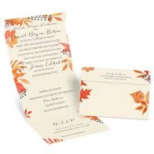 Fall Wedding Invitations Autumn Wedding Invites Anns Bridal Bargains