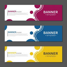 horizontal banner template images