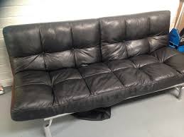 leather sofa bed for in barna