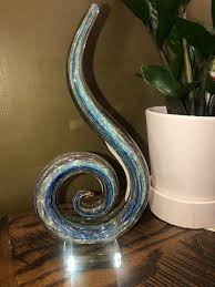 Two Toned Contemporary Murano Art Style