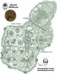 skyrim map of whiterun guide to whiterun