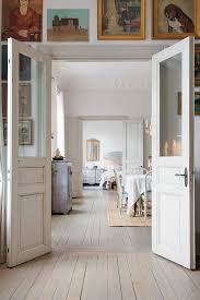 white painted hardwood floors