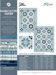 kaleidoscope garden quilt moments