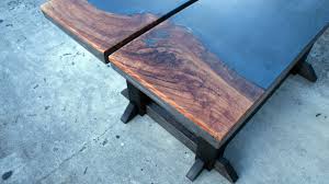 The table was commissioned directly from the artist for a. Concrete And Live Edge Outdoor Dining Table Lazy Guy Diy