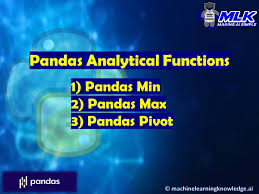 pandas ytical functions min
