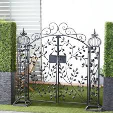 Indoor Outdoor Scrollwork Arched Gate