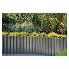 Raised Bed With Corrugated Metal Sheet
