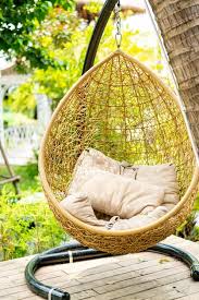 Outdoor Patio Wicker Swing Chair