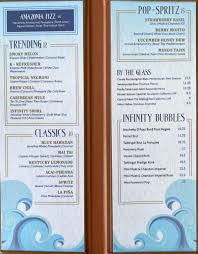 disney wish menus bars cafés
