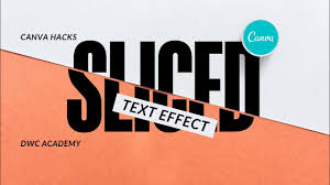 new canva tricks how to slice a text