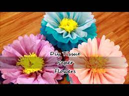 diy giant tissue paper flowers you