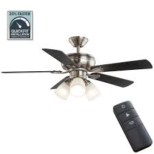 indoor led brushed nickel ceiling fan