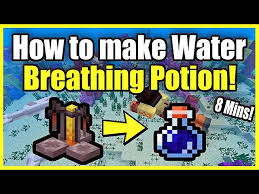 water breathing potion in minecraft