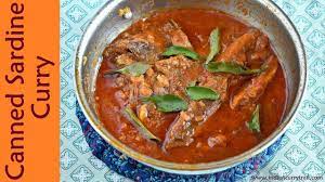 canned sardine curry indian style