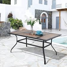 Mixpatio Outdoor Patio Dining Table