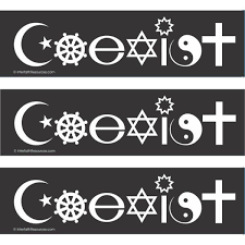 How to use coexist in a sentence. Coexist Removable Bumper Sticker Baha I Resources