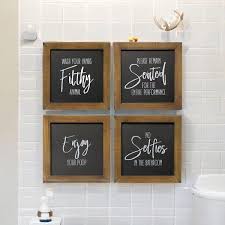 Funny Bathroom Wall Art