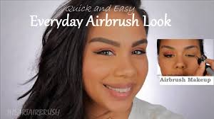 quick airbrush makeup grwm
