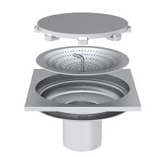 low profile floor drain stainless