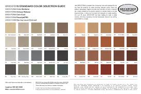 40 Ageless Brickform Color Hardener Chart