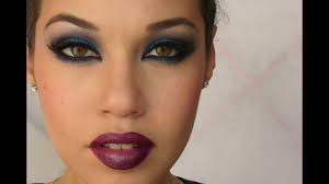 rihanna blue smoky eye eman