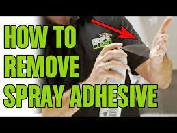 How To Remove Spray Adhesive Glue From