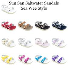 Pre Order Sun San Salt Water Sandals Sea Wee Style All Colors