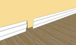 how to install baseboard trim