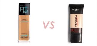 Maybellines Fit Me Foundation Vs Loreals Infallible Pro
